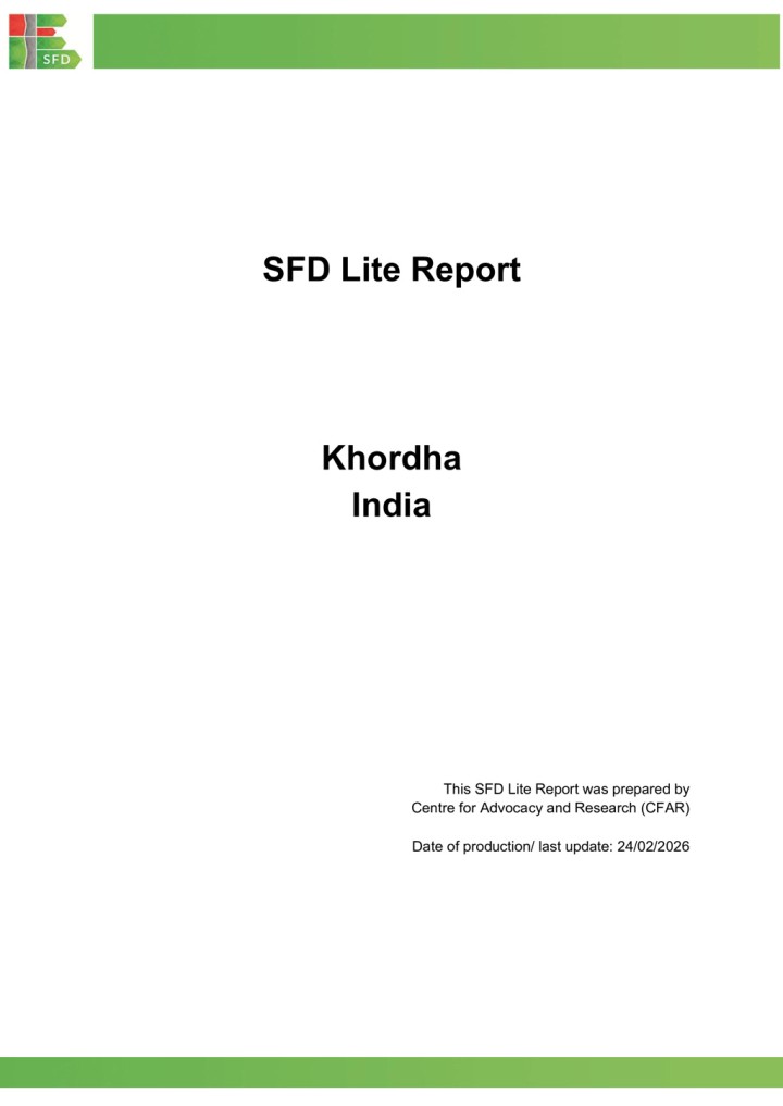 SFD (Lite) Report - Khordha